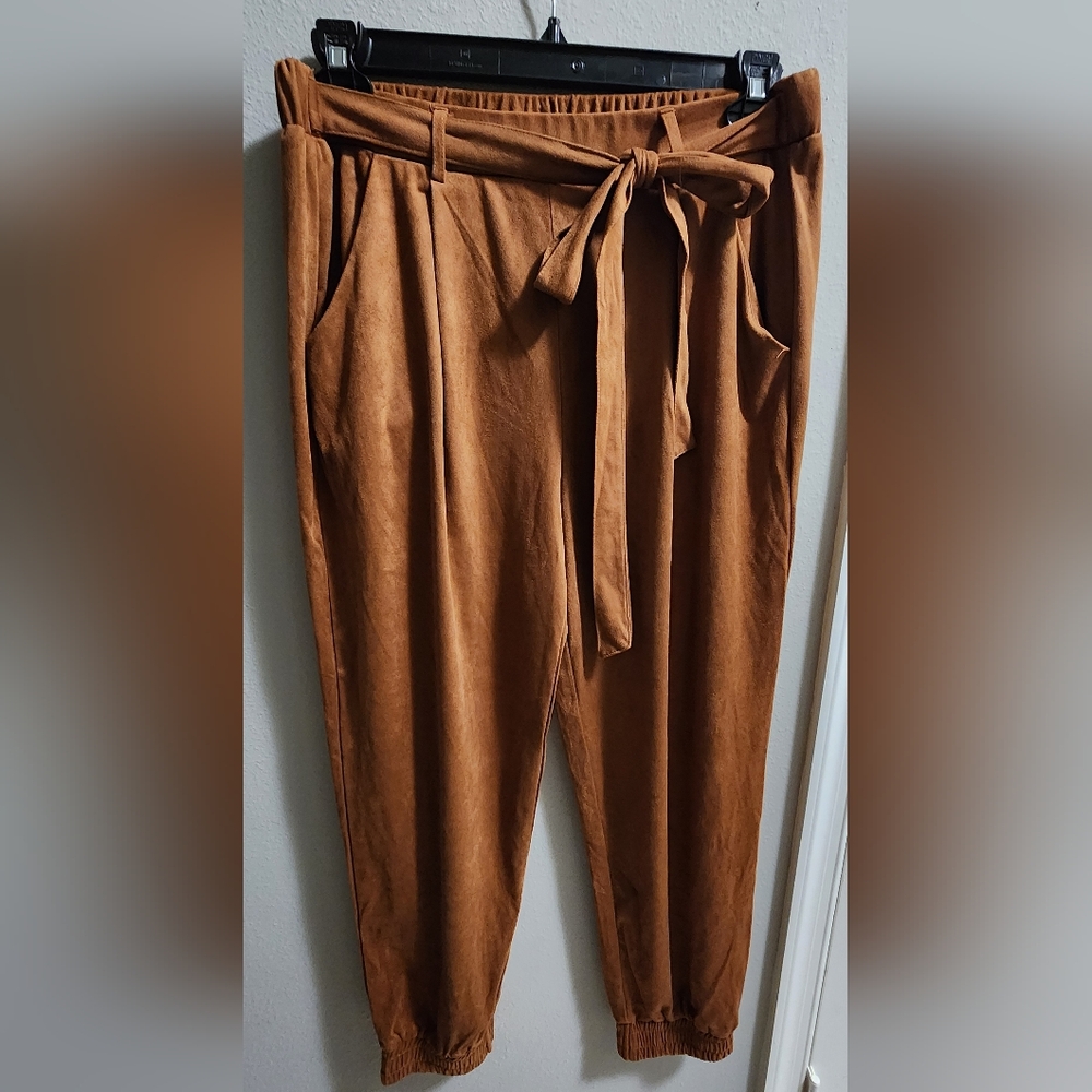 Blue Rain Suede pants